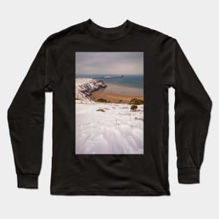 Worms Head, Rhossili Bay, Gower Long Sleeve T-Shirt